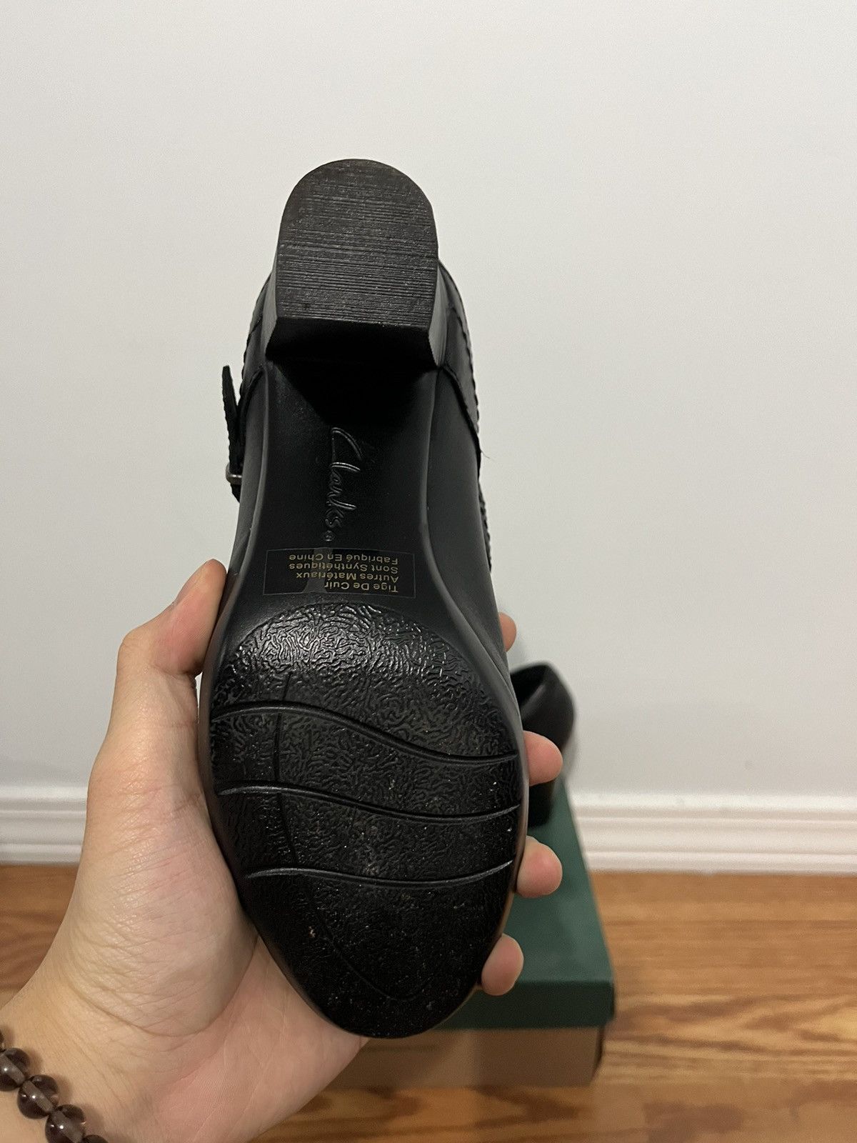 Clarks Clark’s Leather Heels Size US 7 / IT 37 - 3 Thumbnail