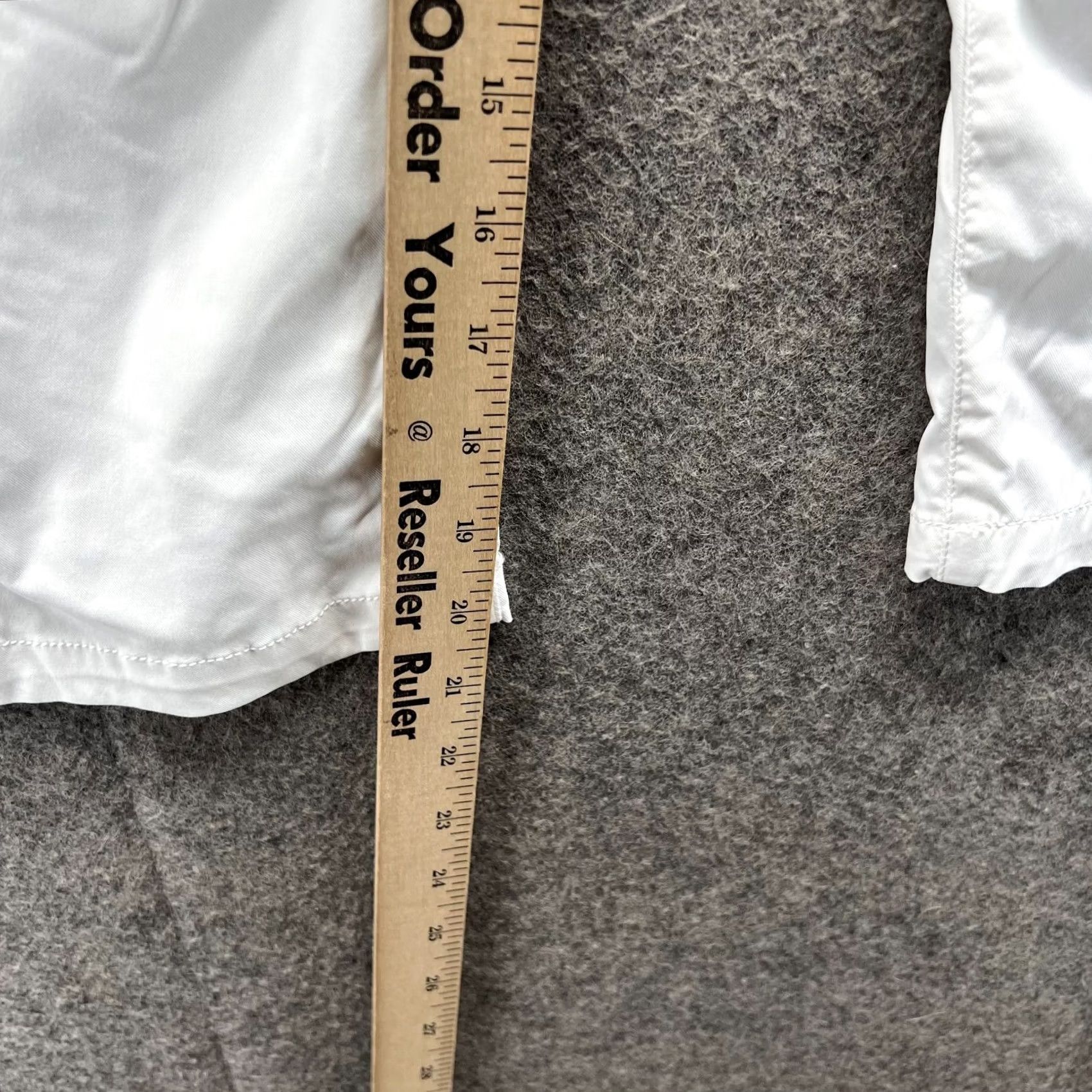Vintage GOLFINO Pants Women 6 White Capri Flat Front Trousers Casual Formal Travel Size 28" / US 6 / IT 42 - 5 Thumbnail