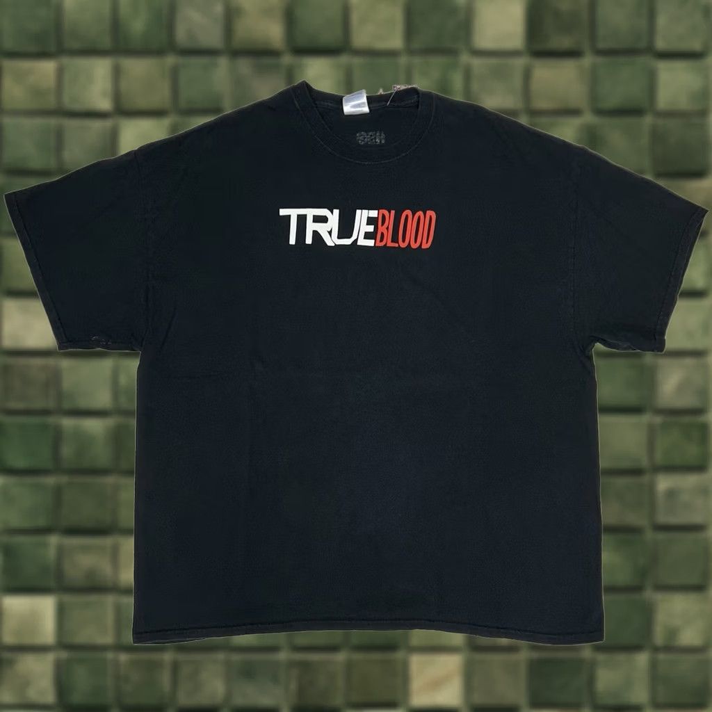 Gildan VINTAGE HBO True Blood TV Show Promo Tee 2XL Black 2000s Gildan Size US XXL / EU 58 / 5 - 1 Thumbnail