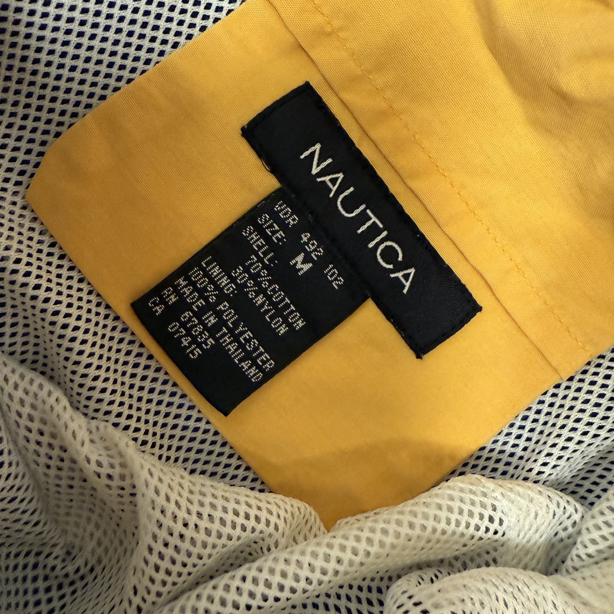Nautica Vtg Nautica Swim Trunks LOGO Surfer Beach Surfer Boardshorts Size US 36 / EU 52 - 7 Thumbnail