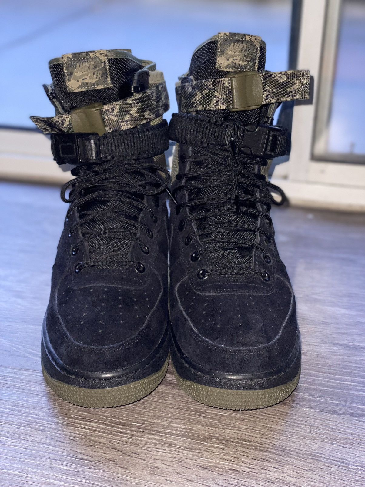 Nike Nike SF Air Force 1 Olive Black Size US 10.5 / EU 43-44 - 2 Thumbnail
