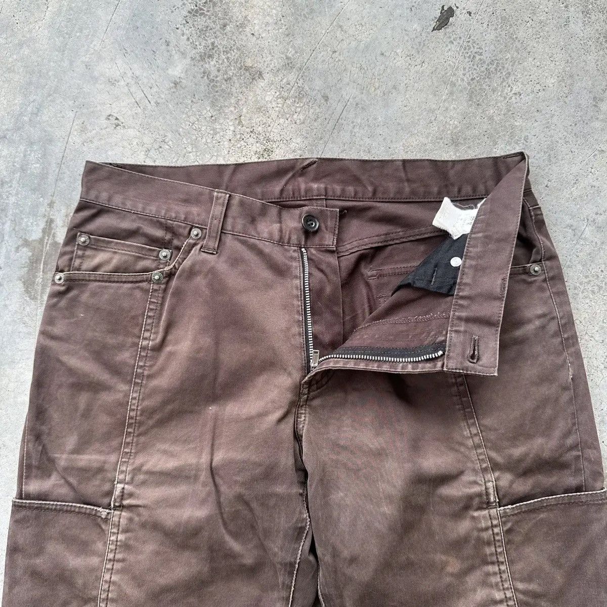 PPFM STEALS💥Vtg PPFM Utility Multipocket Faded Double Bones Pant Size US 31 - 8 Thumbnail