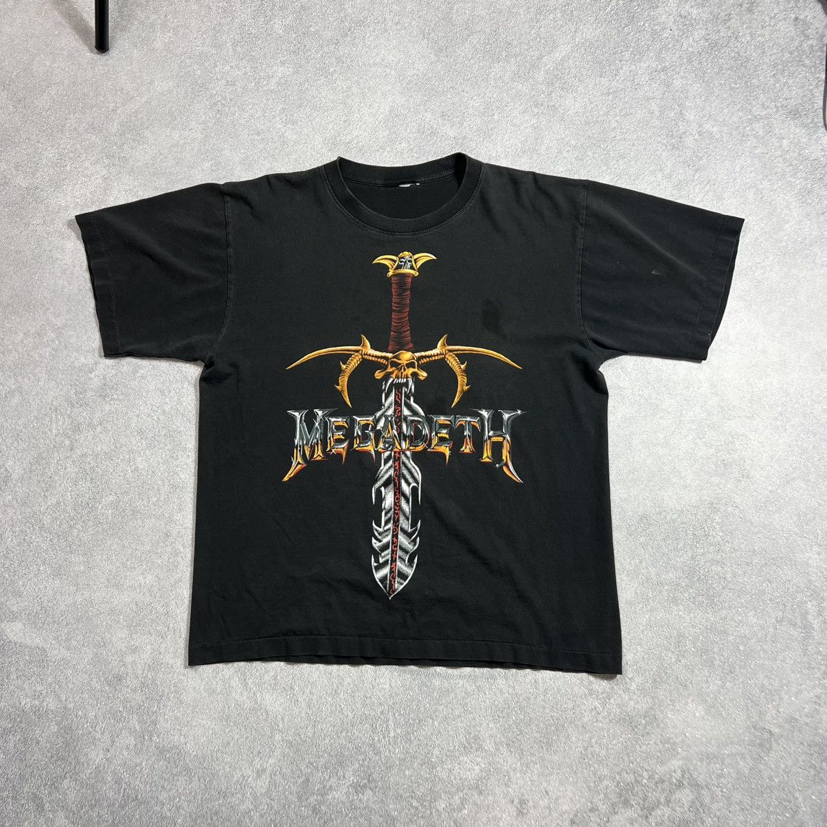 Band Tees VINTAGE MEGADETH 1997 mega tess band t-shirt traviss scott Size US L / EU 52-54 / 3 - 1 Thumbnail