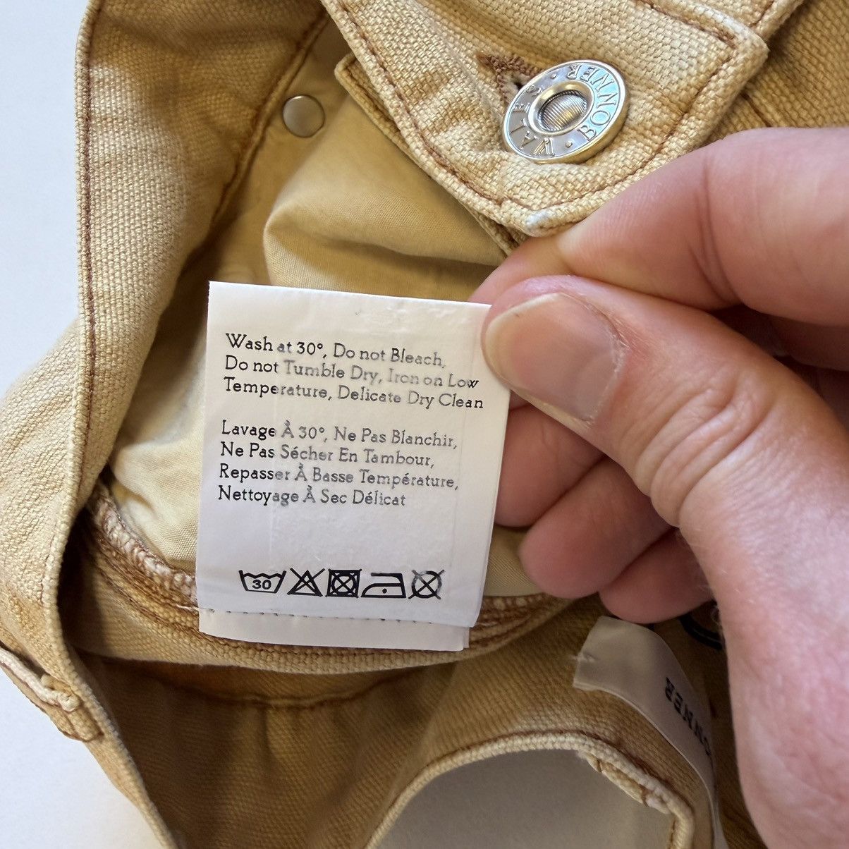 Wales Bonner Sand ‘Heavy Slub Canvas’ Sierra Pants Size US 32 / EU 48 - 14 Thumbnail