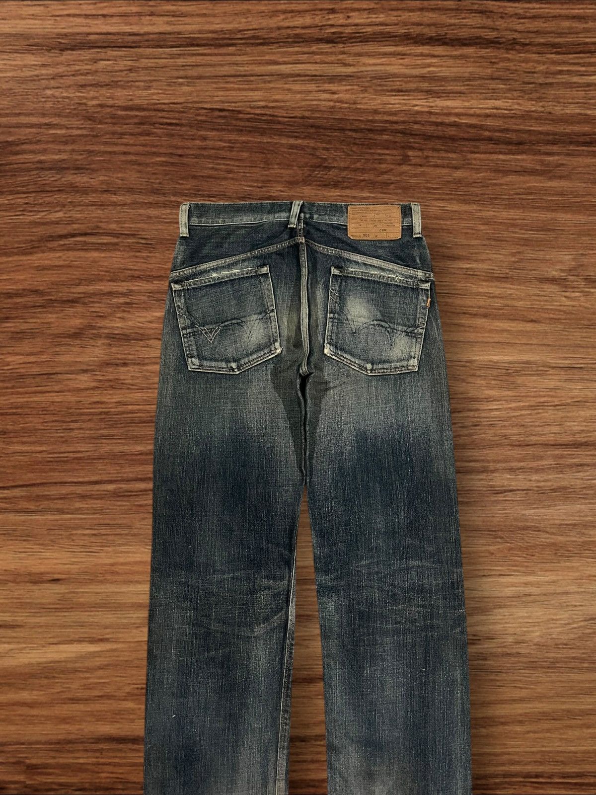 Edwin Edwin 505 “Mission” Series Wide Straight Leg Selvedge Jeans Size US 34 / EU 50 - 7 Thumbnail