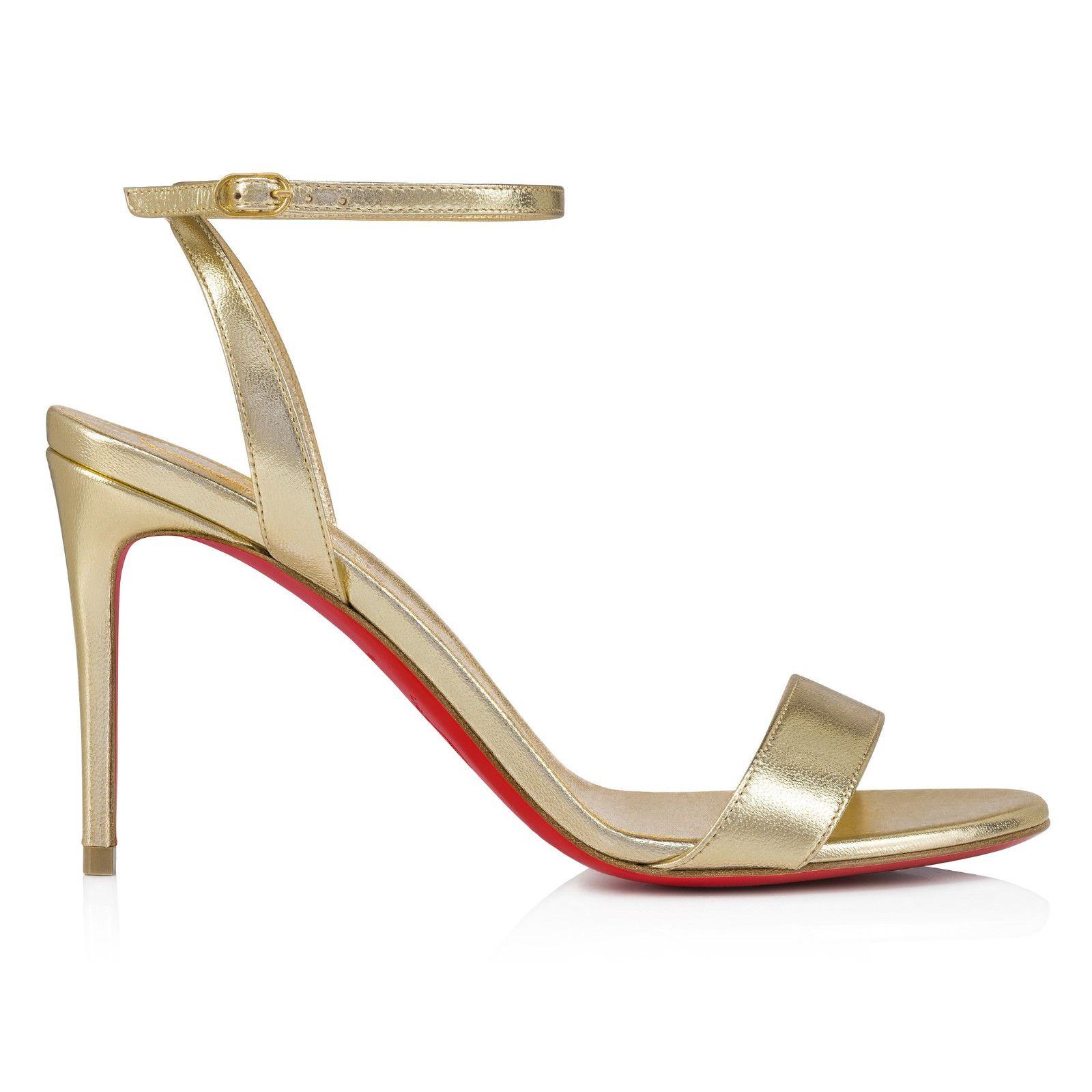 Christian Louboutin Christian Louboutin Loubigirl 85 Platine Gold Sandal 41 Size US 6.5 / IT 36.5 - 5 Thumbnail