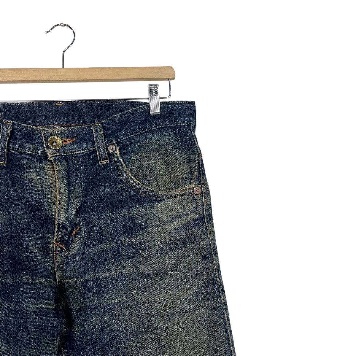 Edwin Vintage Edwin Western Cowboy Distressed Denim Jeans Size US 34 / EU 50 - 5 Thumbnail
