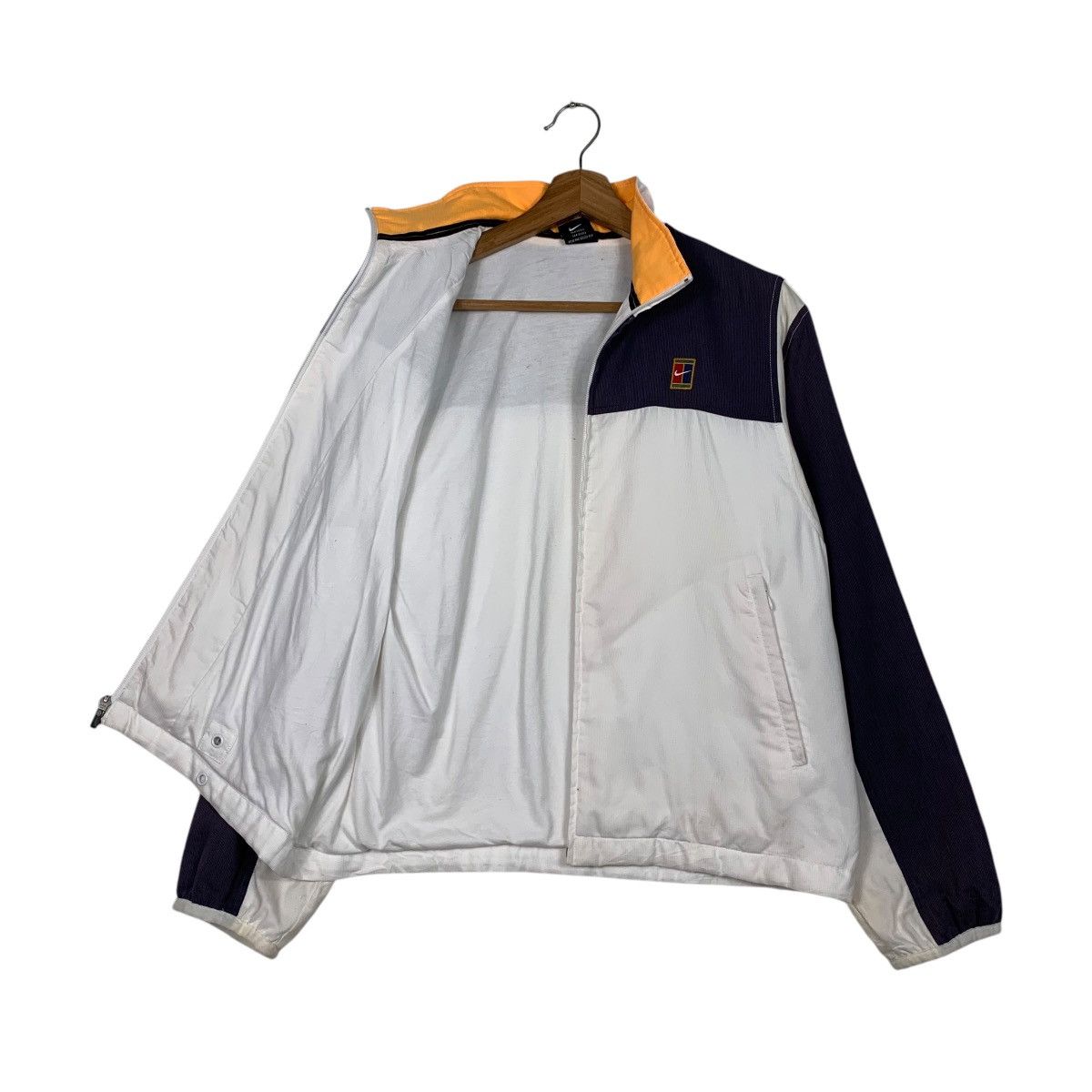 Nike 90’s NIKE Court Logo Turtleneck Sweater Jacket #2293-C102 Size M / US 6-8 / IT 42-44 - 9 Thumbnail