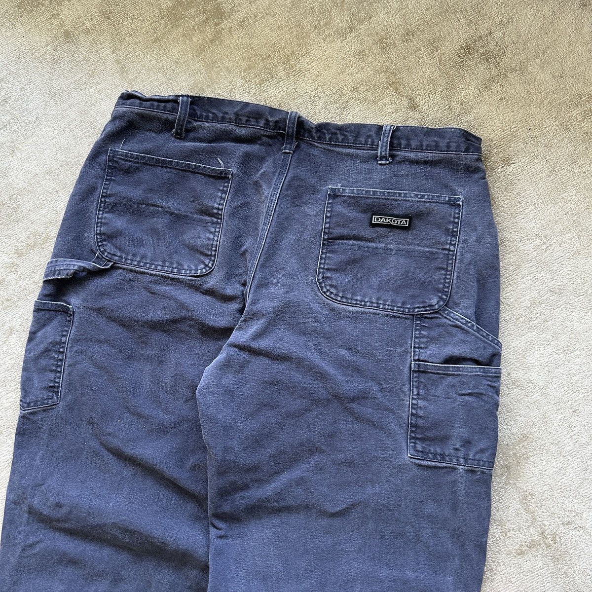 Vintage Baggy Double Knee Faded Workwear Pants Size US 42 / EU 58 - 5 Thumbnail