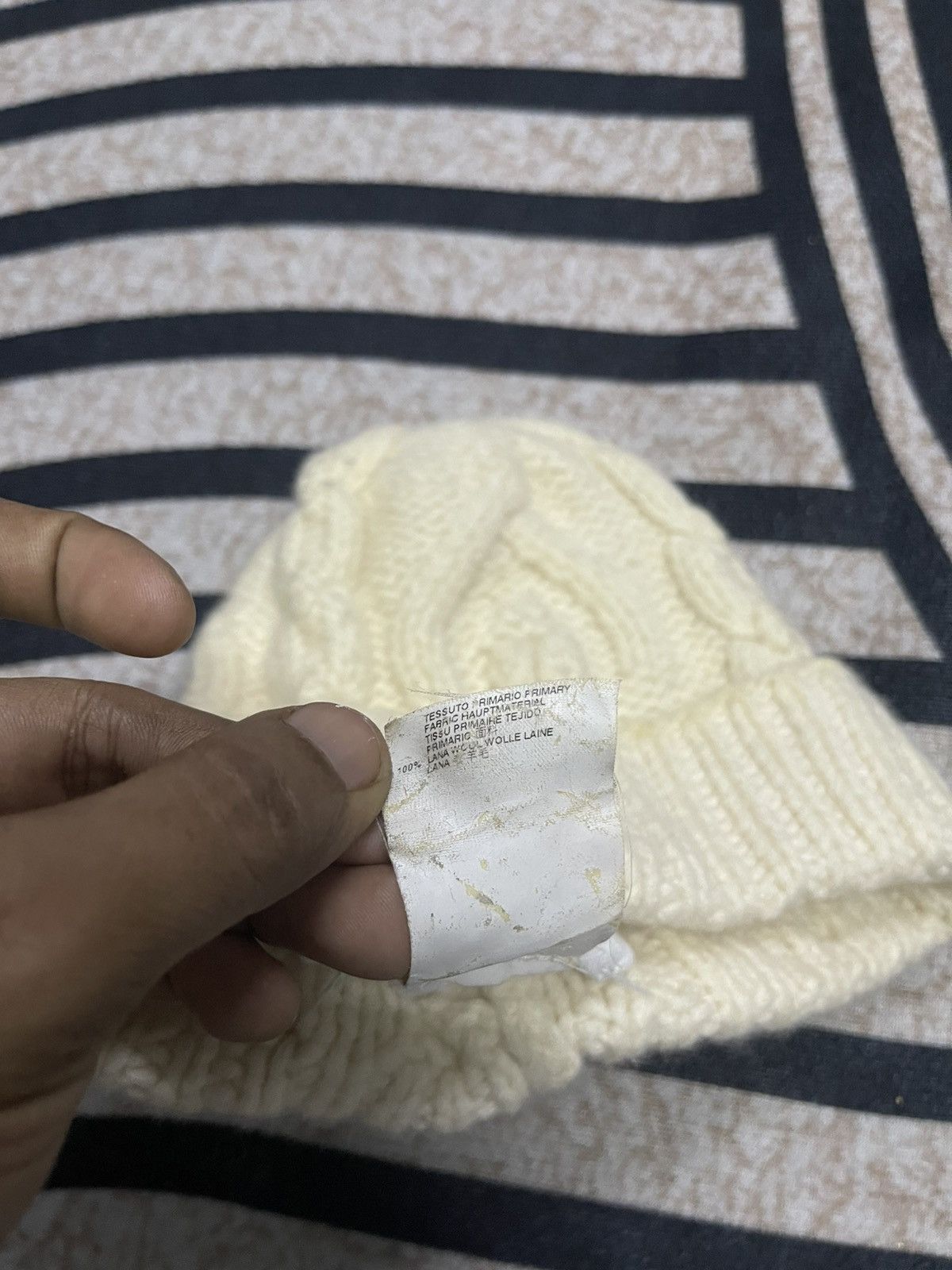 Maison Margiela MM14 MAISON MARTIN MARGEILA KNIT WOOL BEANIE HAT Size ONE SIZE - 12 Thumbnail