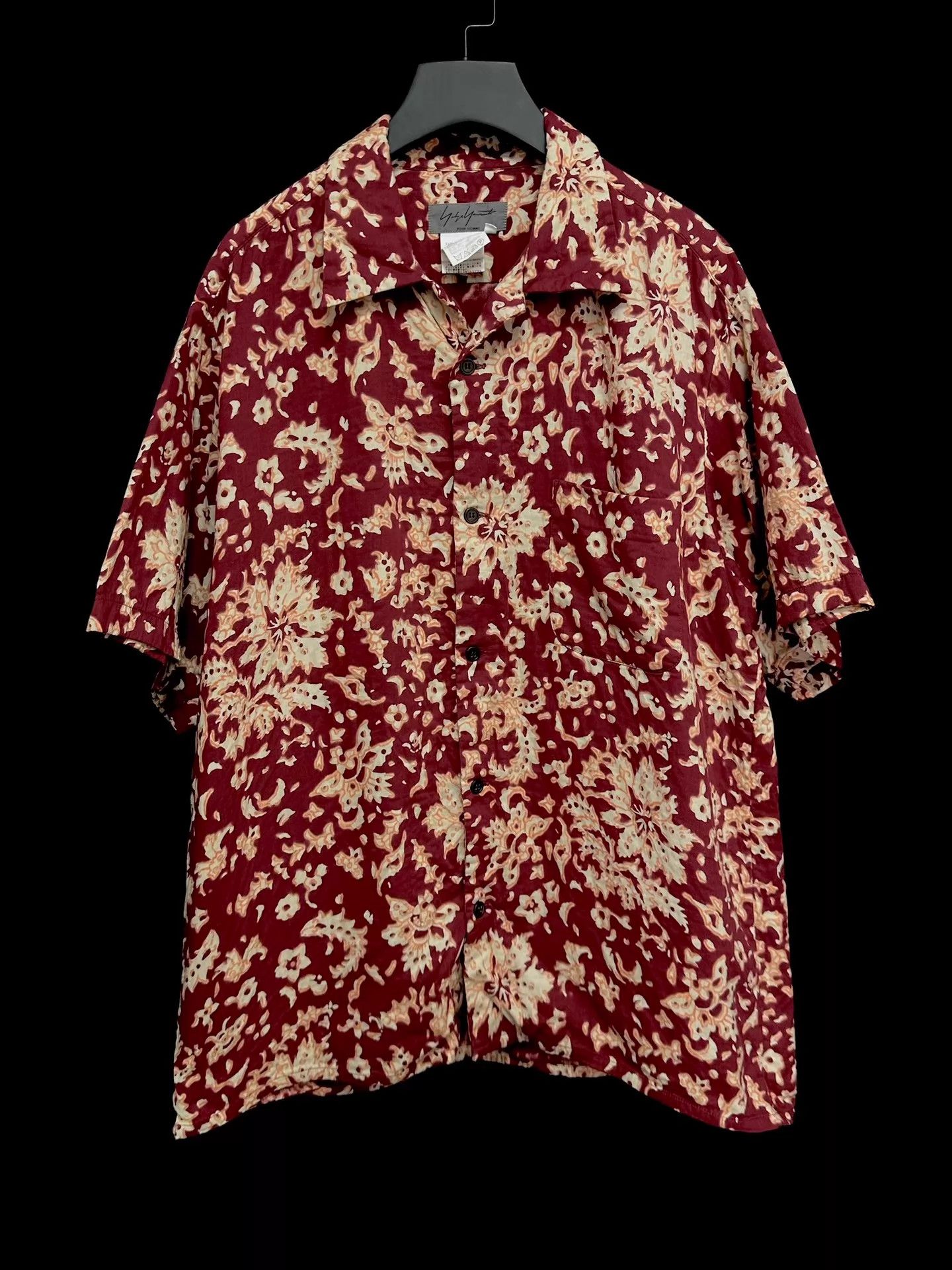 Yohji Yamamoto Yohji Yamamoto 06SS Hand-Discharge Flower Shirt Size US L / EU 52-54 / 3 - 1 Thumbnail