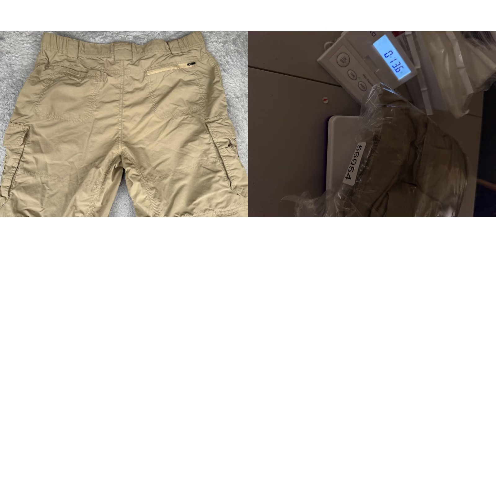 Vintage Alpine Design Pants Mens 36x32 Beige Convertible Cargo Hiking Outdoor Ankle Zip Size US 36 / EU 52 - 10 Thumbnail