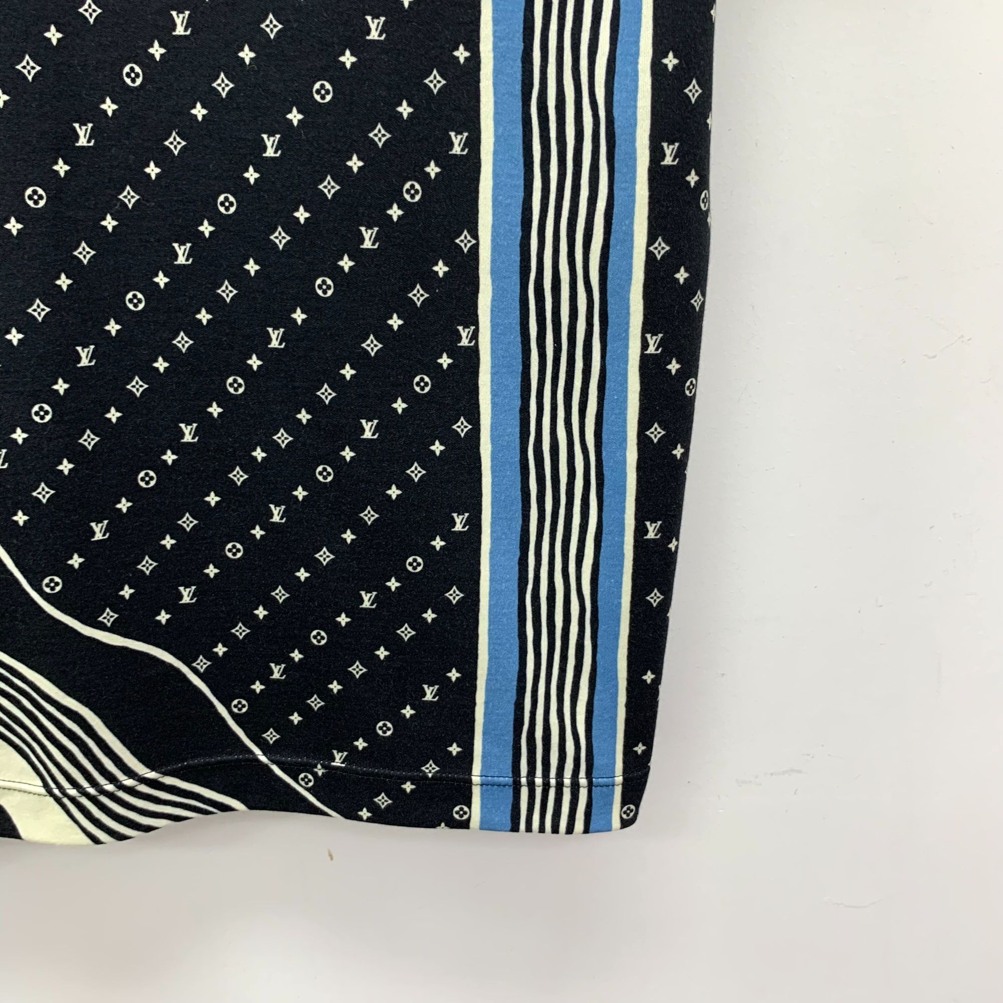Louis Vuitton Louis Vuitton Multicolored Logo Striped Cotton Round-Neck Sh Size XS / US 0-2 / IT 36-38 - 6 Thumbnail