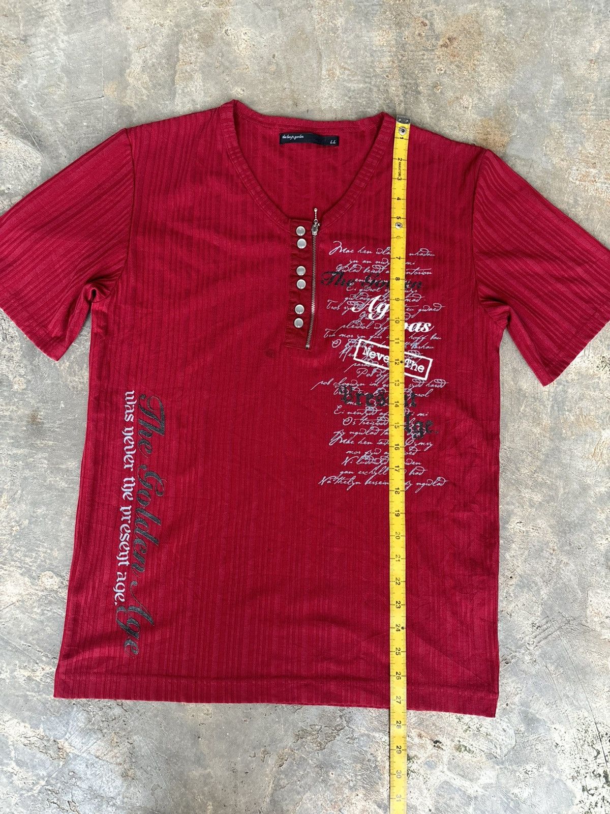 Hysteric Glamour Y2k the Bay's garden Ifwixwasnine Punk style Tshirt Size US L / EU 52-54 / 3 - 10 Thumbnail