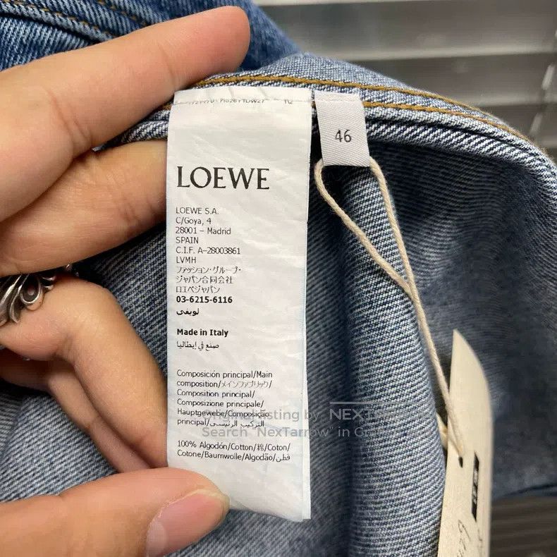 Loewe Loewe Double Logo Denim Shirt Jacket Size US S / EU 44-46 / 1 - 4 Thumbnail