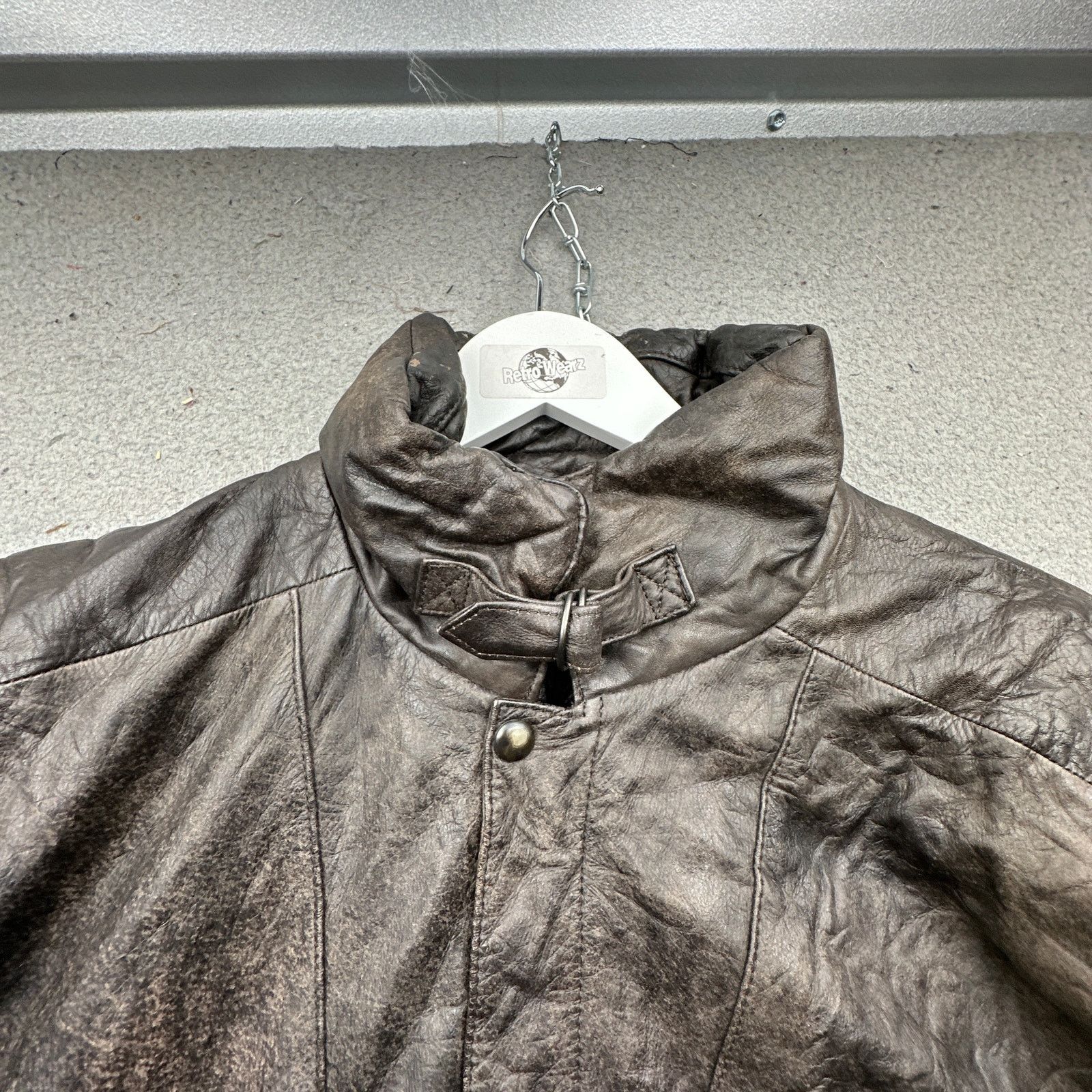 Other Vintage J Riggings Leather Bomber Jacket Large Brown Size US L / EU 52-54 / 3 - 13 Thumbnail
