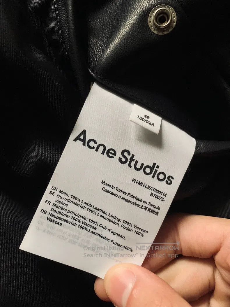 Acne Studios Acne Studios Sheepskin multi-zipper biker jacket Size US S / EU 44-46 / 1 - 5 Thumbnail