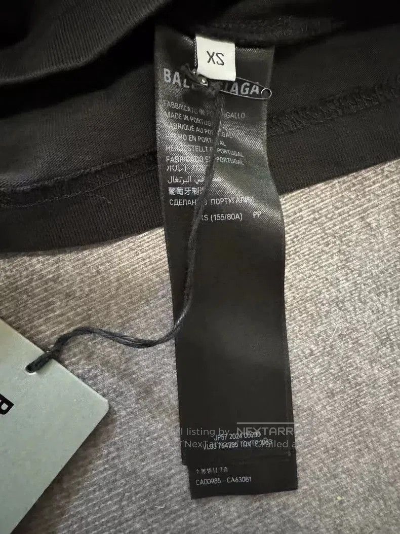 Balenciaga Balenciaga 24 ActiveWear Black T-shirt XS. Size US XS / EU 42 / 0 - 4 Thumbnail
