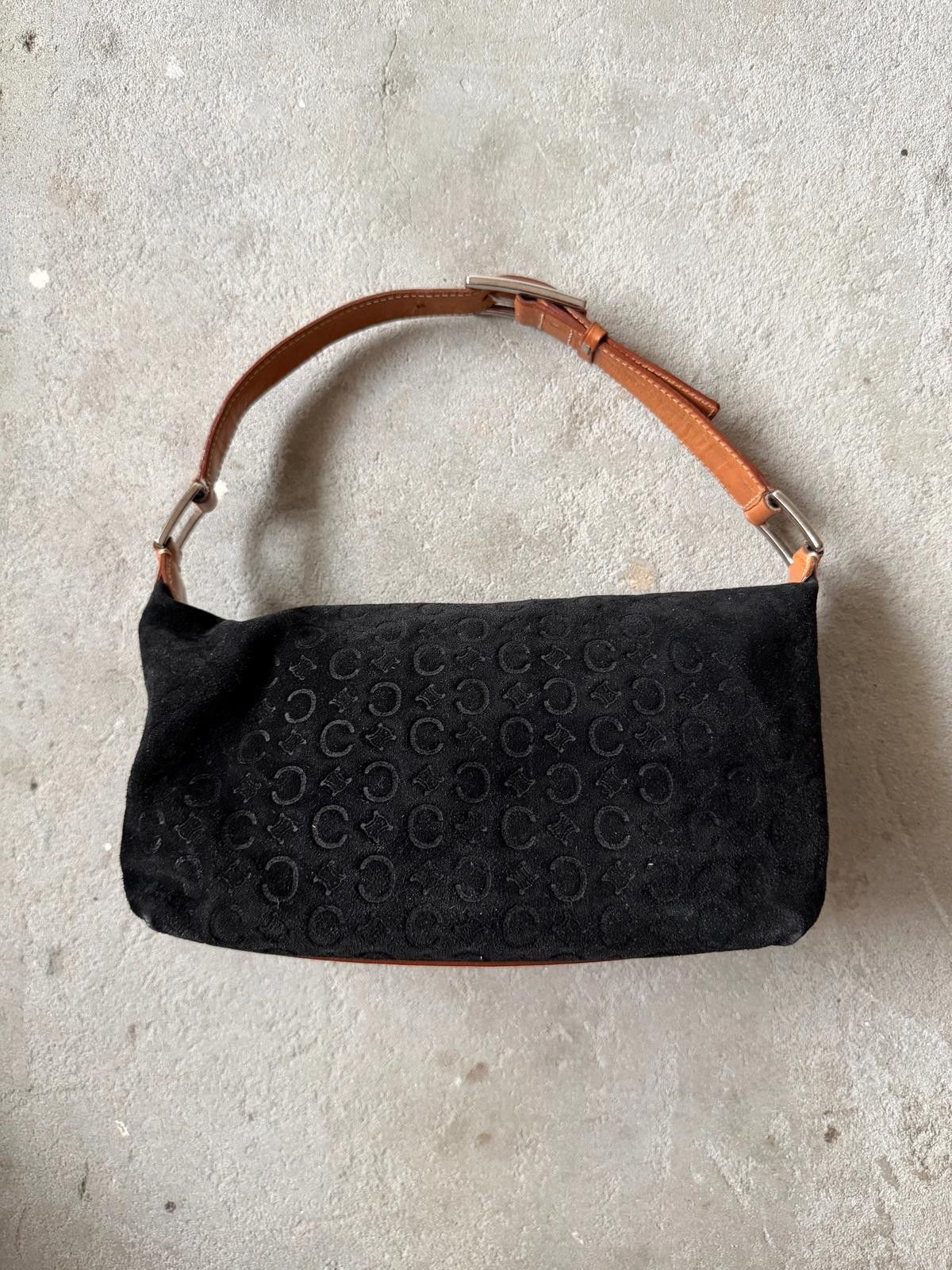 Celine Celine Suede Shoulder Bag Black Size ONE SIZE - 6 Thumbnail