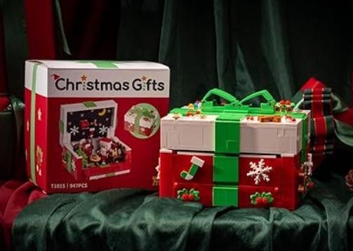 NBDN Nobrandedon Blocks Toy Set, Christmas Tree, Nutcracker, Santa Claus Size ONE SIZE - 4 Thumbnail
