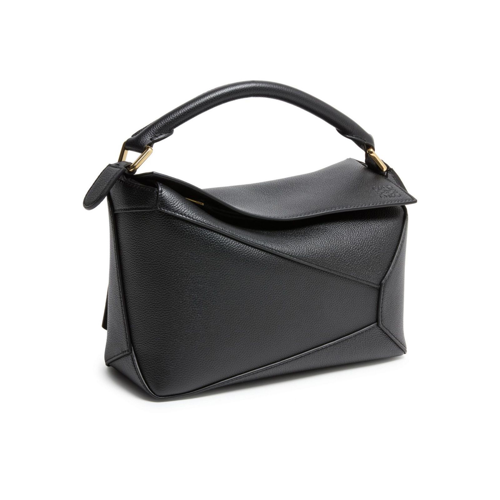 Loewe LOEWE Puzzle Small Edge $3850 Black Leather Handbag New & Au Size ONE SIZE - 2 Thumbnail