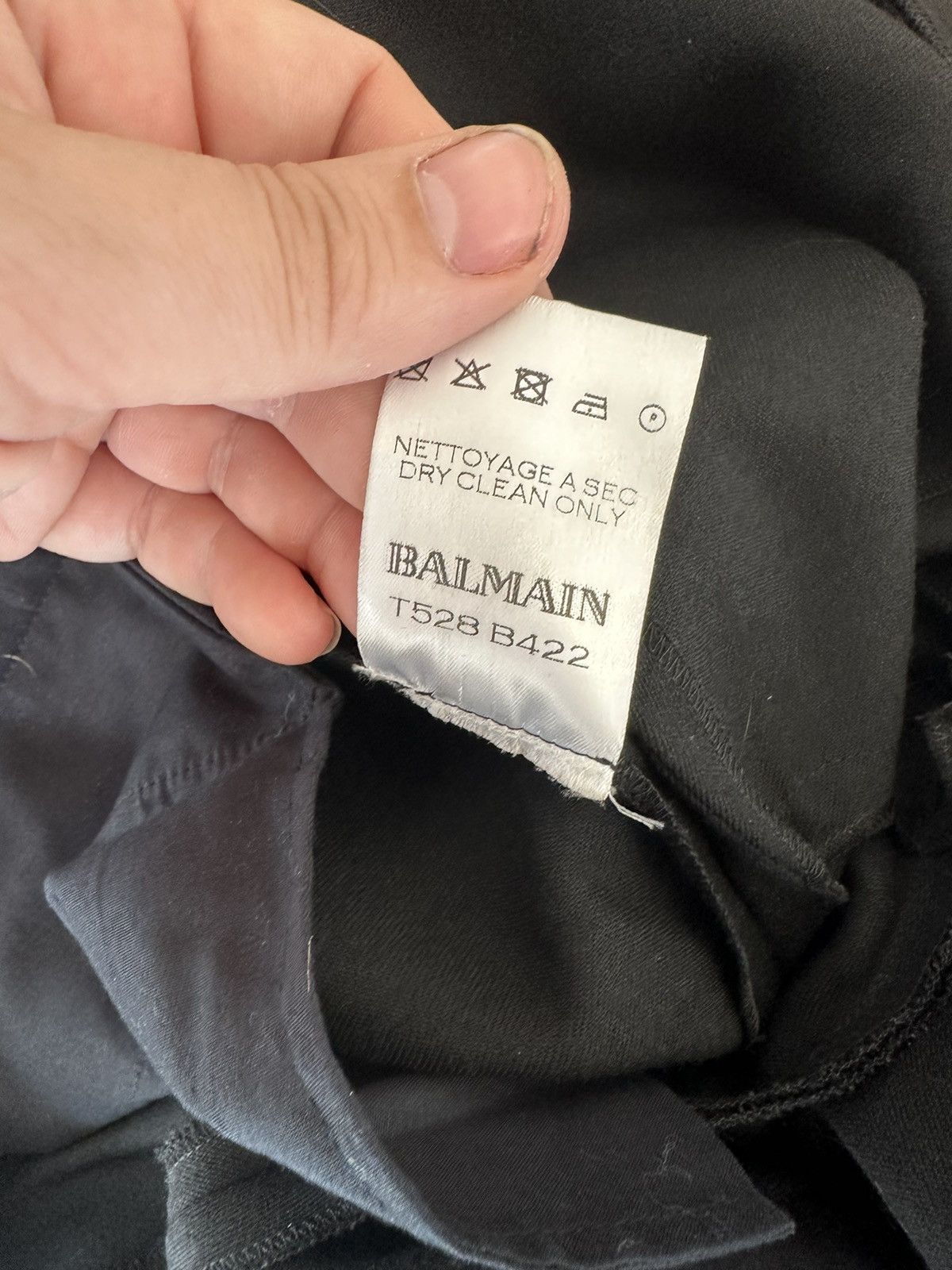 Balmain Black Wool Shorts Size US 28 / EU 44 - 6 Thumbnail
