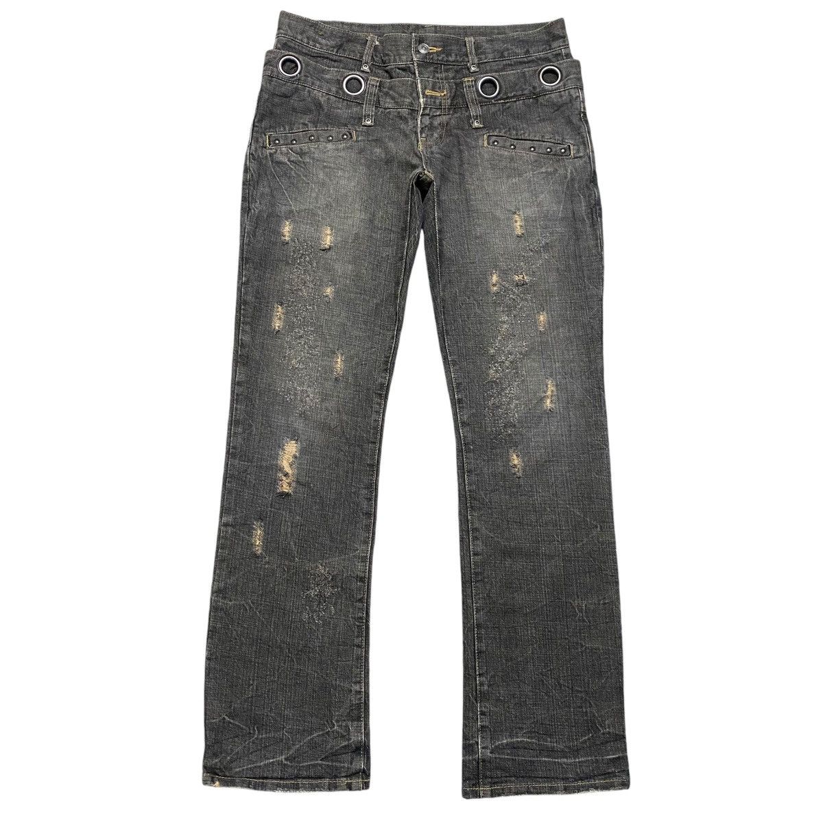 Japanese Brand Japanese Brand Denim Double Waist Jeans Size US 34 / EU 50 - 1 Thumbnail