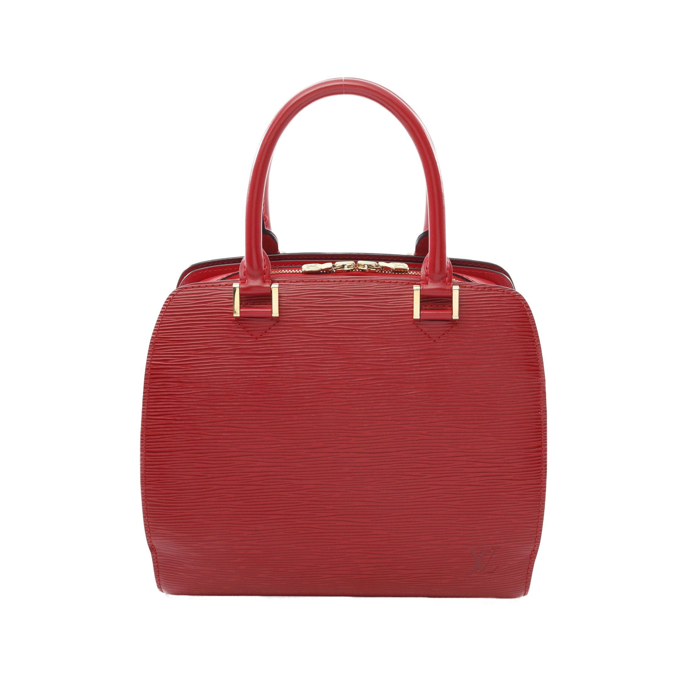 Louis Vuitton Louis Vuitton Pont Neuf Epi Castilian Red Handbag Leather Size ONE SIZE - 1 Thumbnail