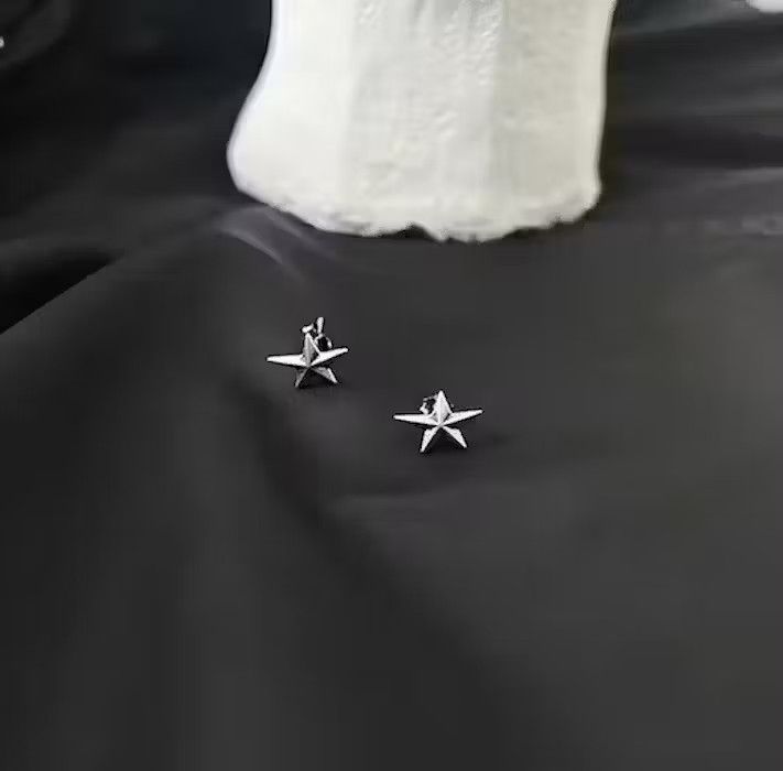 Designer × Vintage 925 silver Retro punk earrings Size ONE SIZE - 2 Thumbnail