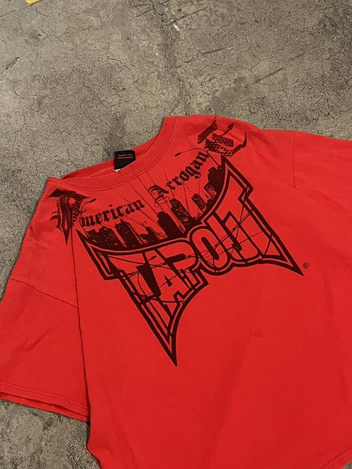 Vintage Y2K tap out shirt Size US XXL / EU 58 / 5 - 2 Thumbnail