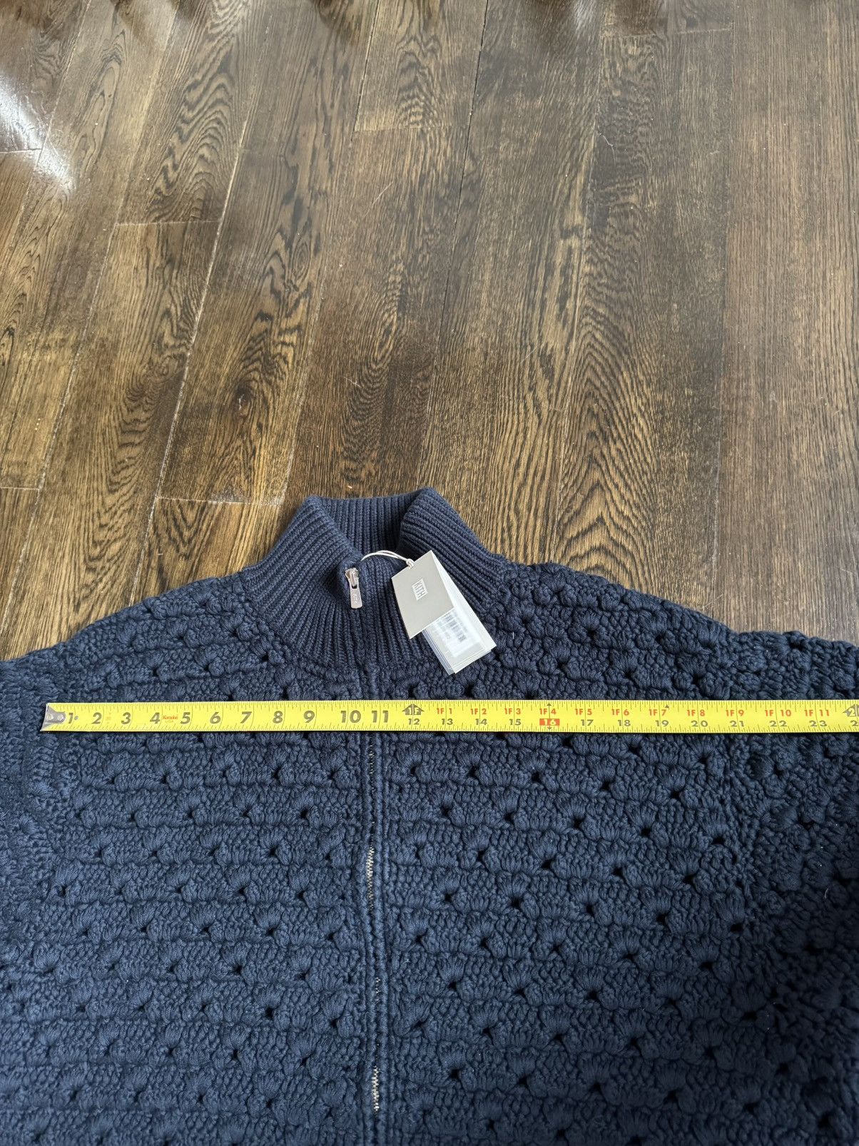 Kith KITH Highland Crochet Knit Wyona Full Zip - Abyss Size US M / EU 48-50 / 2 - 8 Thumbnail