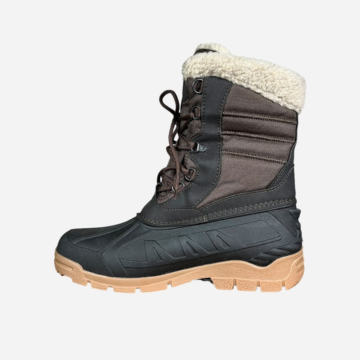 Other Spirale Brown Vegan Women’s Snow Lace Up Boots sz 10.5-11 Size US 11 / IT 41 - 4 Thumbnail