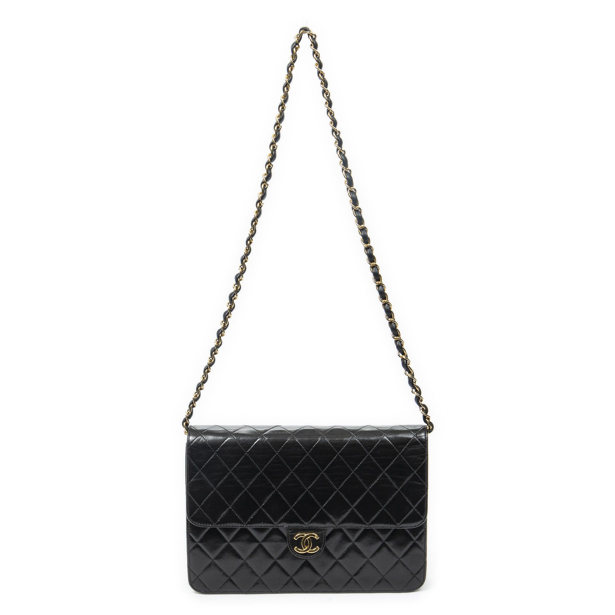 Chanel Vintage Push Lock Straight Flap Size ONE SIZE - 1 Thumbnail