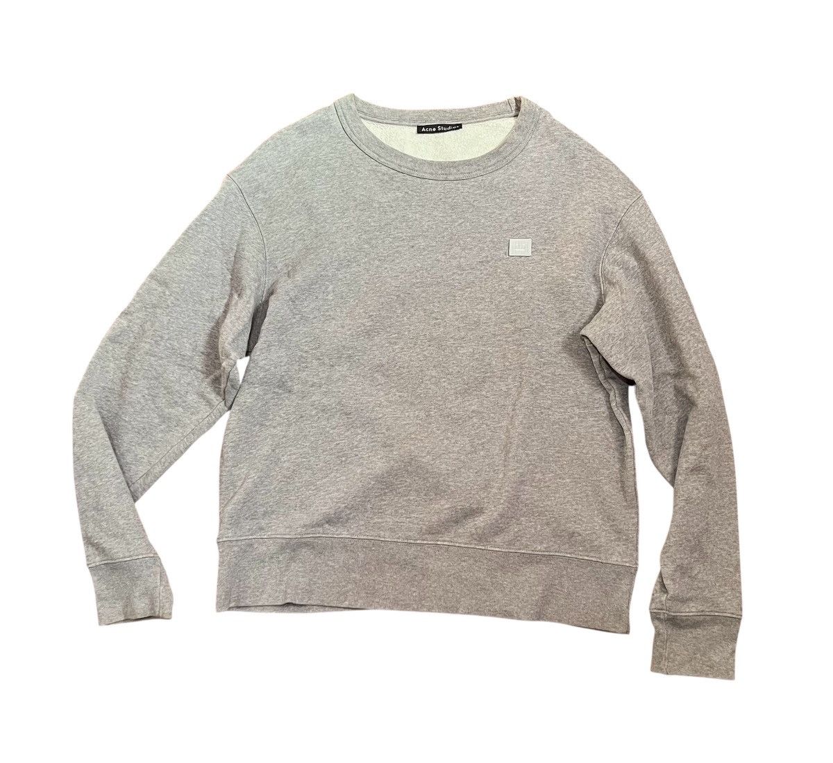 Acne Studios Acne studios face boxy grey oversized sweatshirt Size US L / EU 52-54 / 3 - 1 Thumbnail