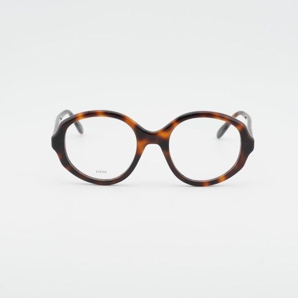 Loewe Loewe LW50077I 052 Eyeglasses Havana 52mm Round Frame Size ONE SIZE - 2 Thumbnail