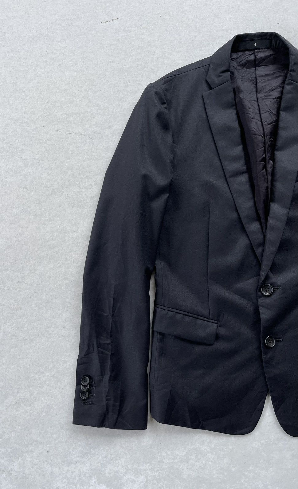 If Six Was Nine × Japanese Brand 🔥RARE🔥 THE TWELVE MEN'S SUPER BLACK TAILORED BLAZER/JACKET Size US S / EU 44-46 / 1 - 6 Thumbnail