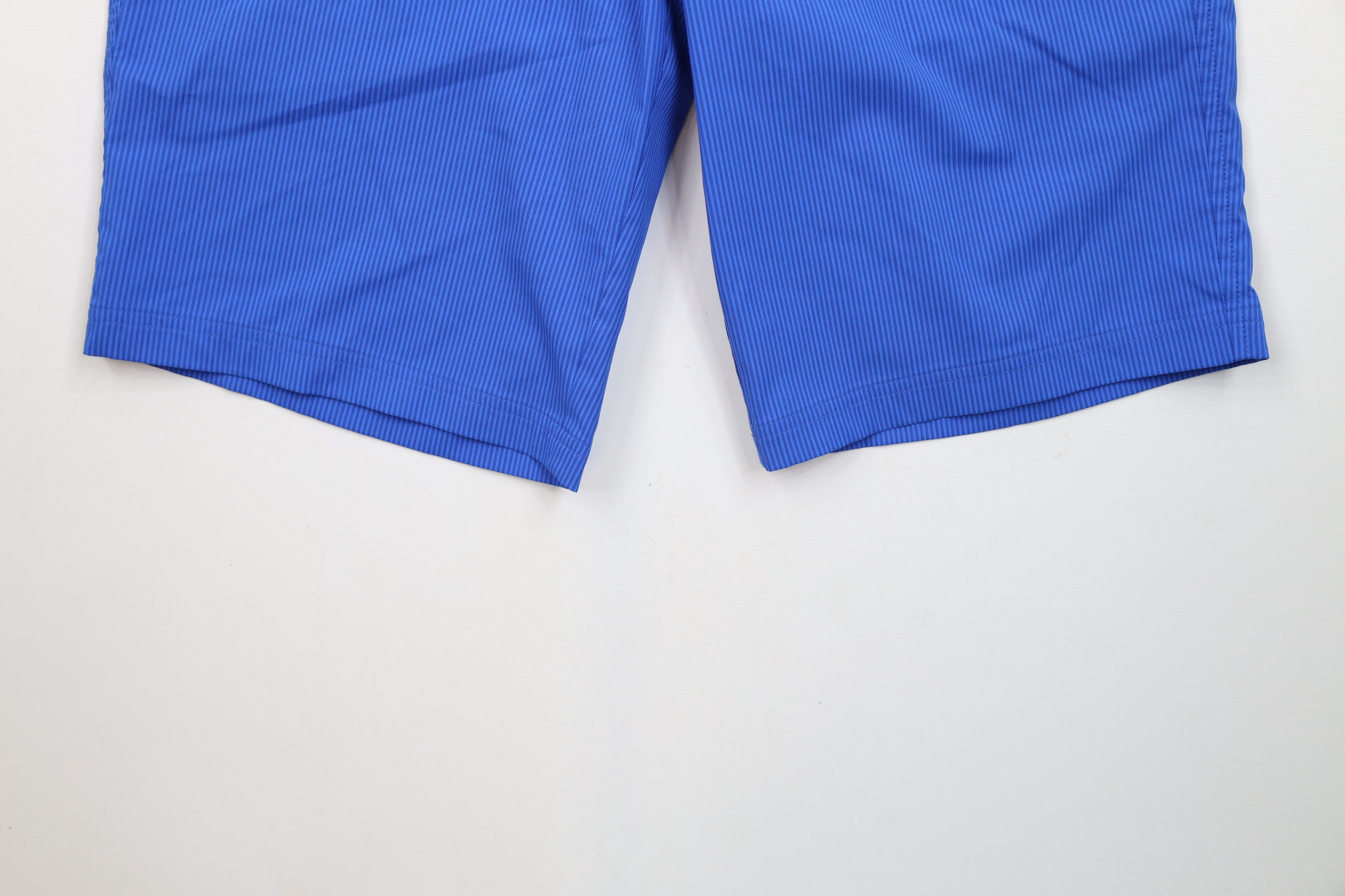 Nike × Vintage Nike Golf Flat Front Tech Golfing Chino Shorts Blue Size US 30 / EU 46 - 4 Thumbnail