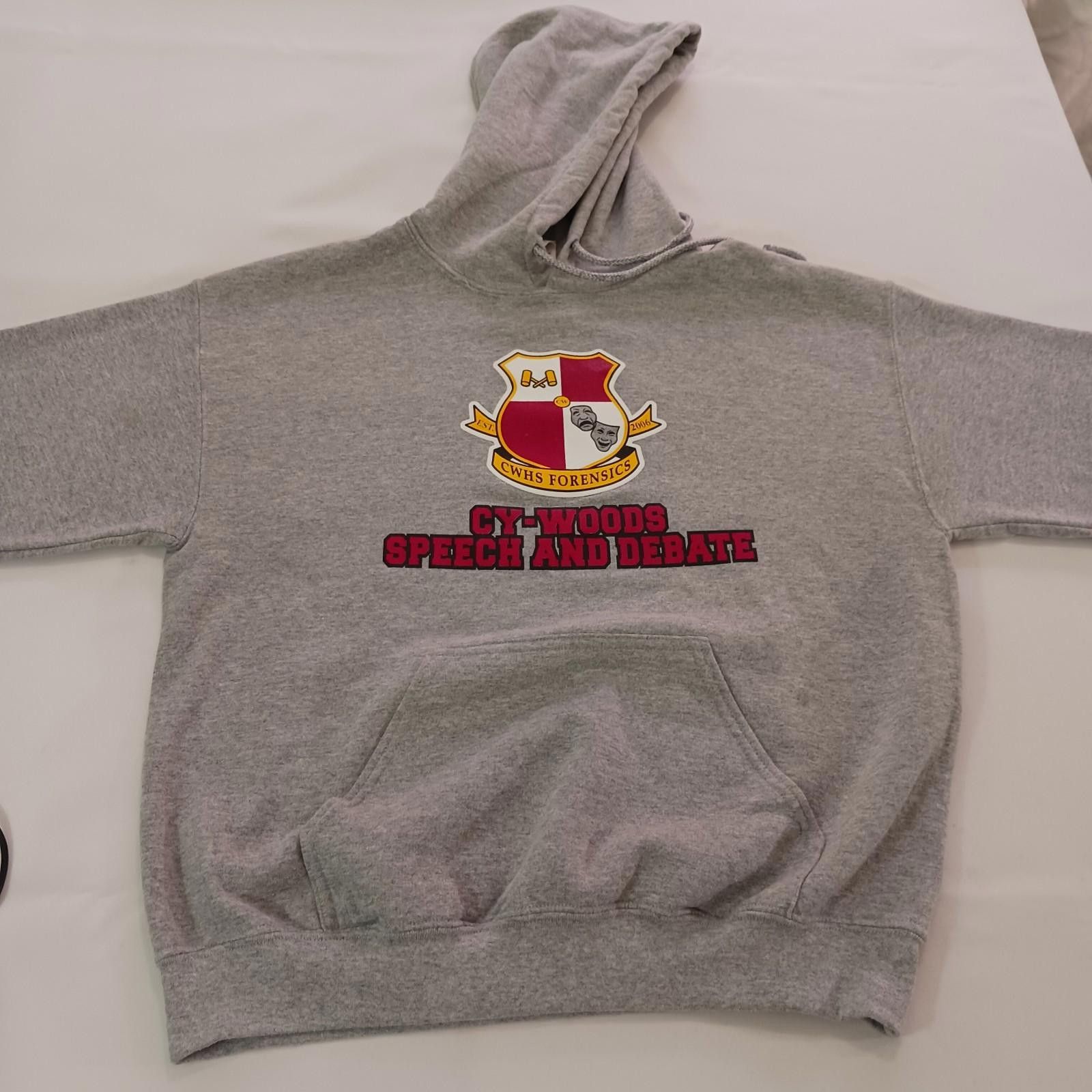 Gildan Gildan Heavy CWHS FORENSICS Men M Gray Hoodie Sweatshirt Size US M / EU 48-50 / 2 - 9 Thumbnail
