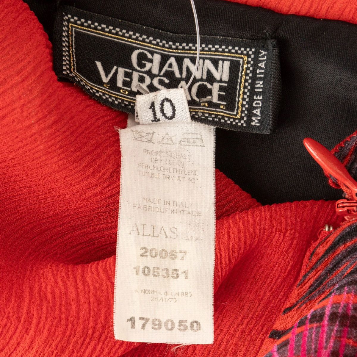 Versace Vintage Gianni Versace Feather Print Halter Dress 2001 Size M / US 6-8 / IT 42-44 - 8 Thumbnail