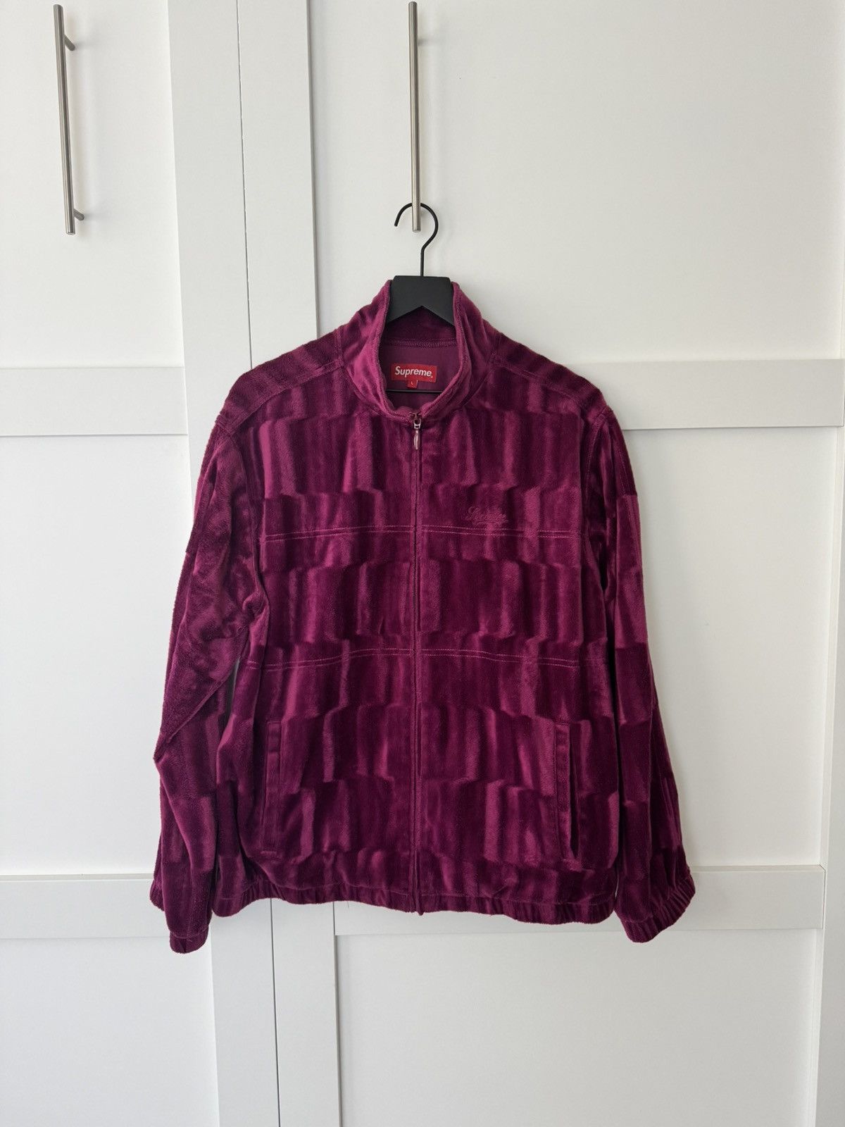 Supreme Velour Track Jacket | Grailed