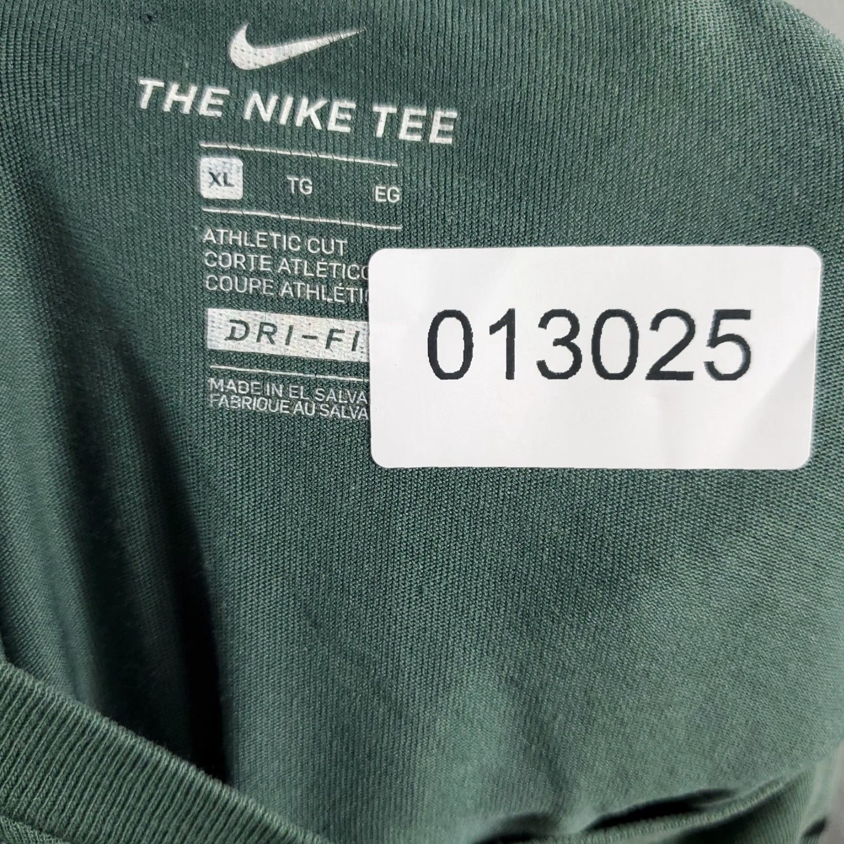Nike Nike Stats On Stats Green Dri Fit Casual Short Sleeve T-Shirt Mens XL Size US XL / EU 56 / 4 - 8 Thumbnail