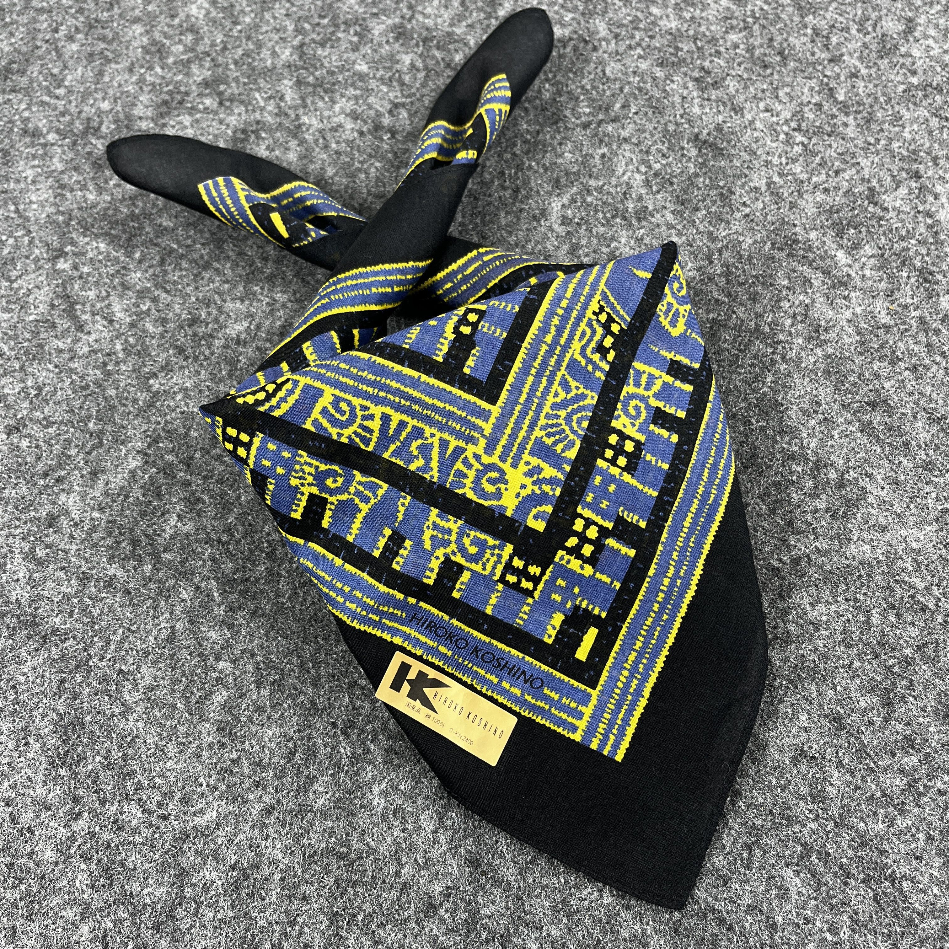 Hiroko Koshino Homme Hiroko Koshino Handkerchief / Bandana / Neckerchief B343 Size ONE SIZE - 7 Thumbnail