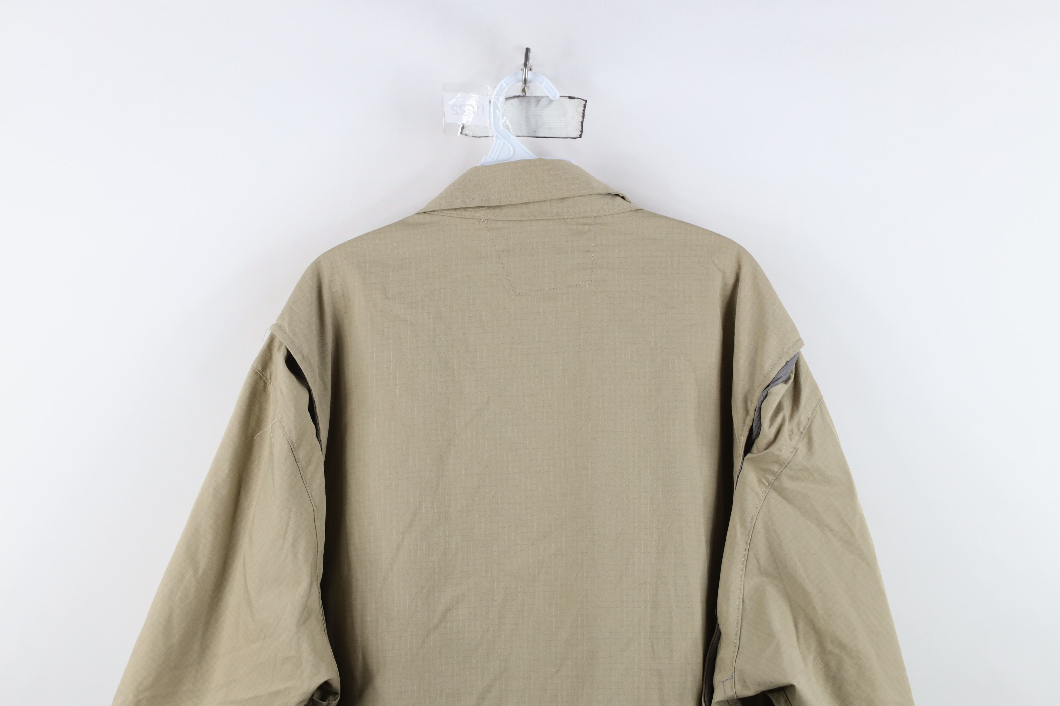 Carhartt Vintage Y2K Carhartt Ripstop Short Sleeve Button Shirt Beige Size US XXL / EU 58 / 5 - 13 Thumbnail