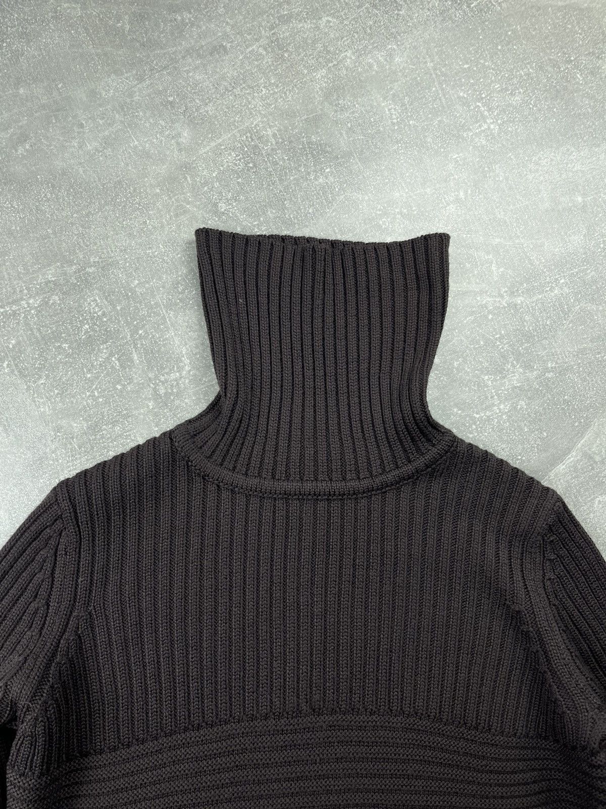 Escada Escada Sport Brown Wool Turtleneck Sweater Size L / US 10 / IT 46 - 7 Thumbnail