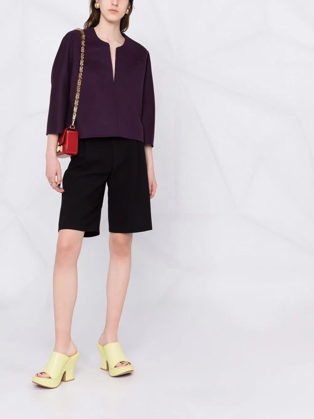 Valentino o1y0226 Jacket in Plum Size S / US 4 / IT 40 - 6 Thumbnail