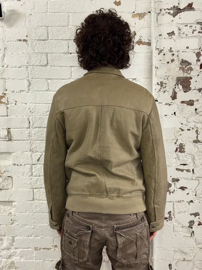 Dolce & Gabbana AW2006 Dolce & Gabbana Multi-Pocket Beige Cargo Leather Jacket Size US M / EU 48-50 / 2 - 4 Thumbnail