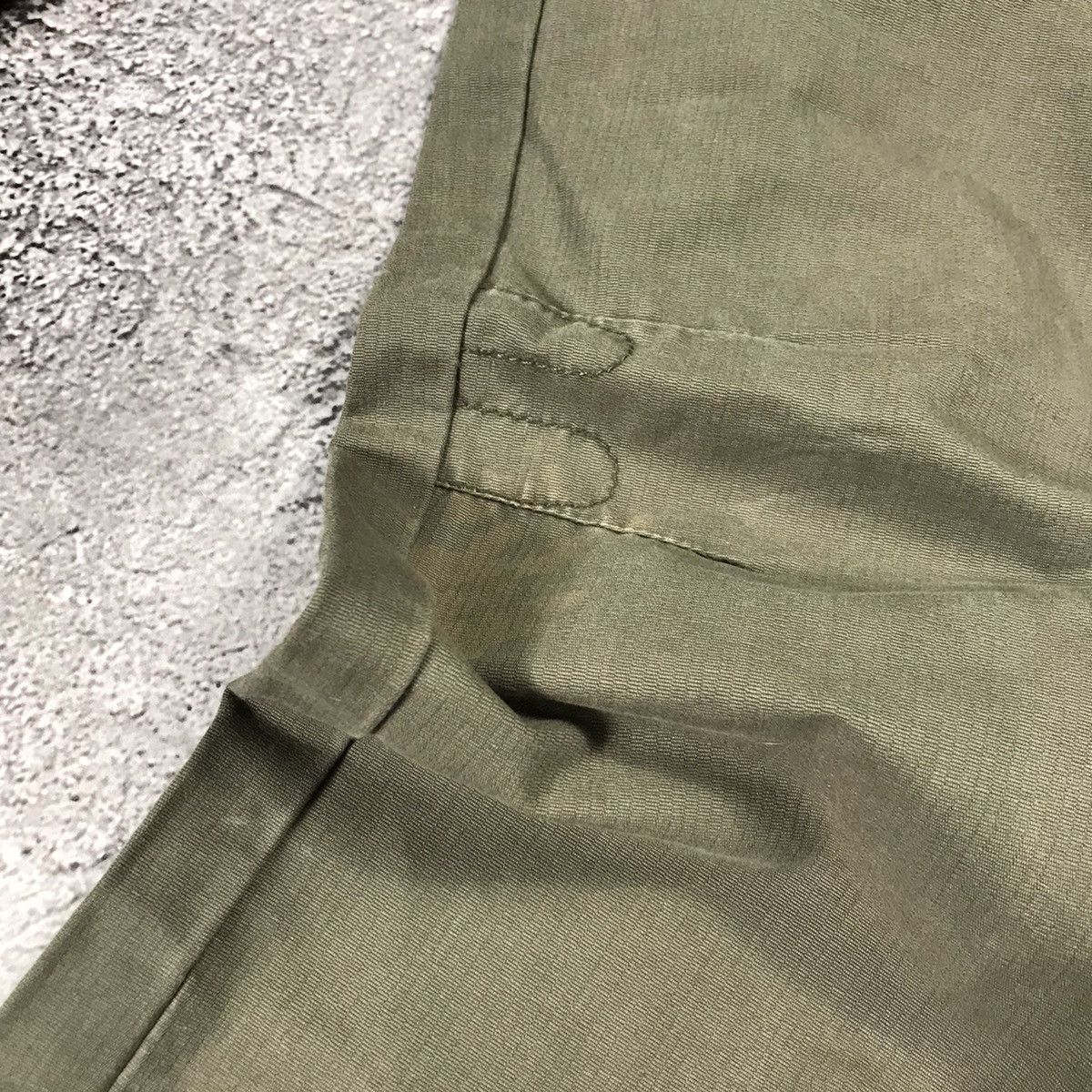 Vintage Vintage 90s Baggy Cargo Pants Olive Green Gorpcore Faded 30 Size 30" / US 8 / IT 44 - 6 Thumbnail