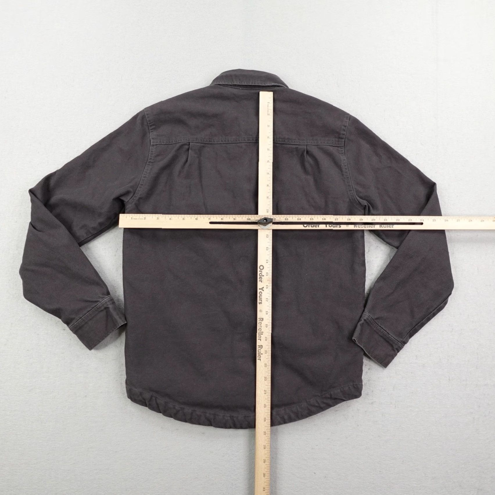 Disney Disney Jacket Mens Small Gray Quilted Lined Mickey Mouse Shirt Shacket Button Up Size US S / EU 44-46 / 1 - 7 Thumbnail