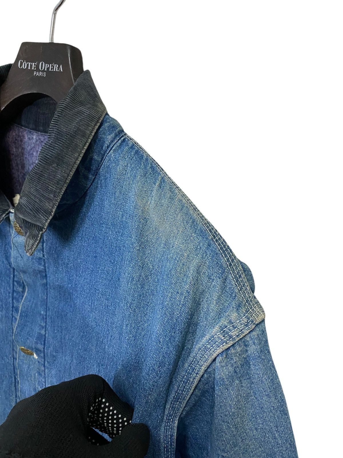 Sears × Vintage Vintage sears blanket lined denim chore jacket distressed Size US XL / EU 56 / 4 - 5 Thumbnail