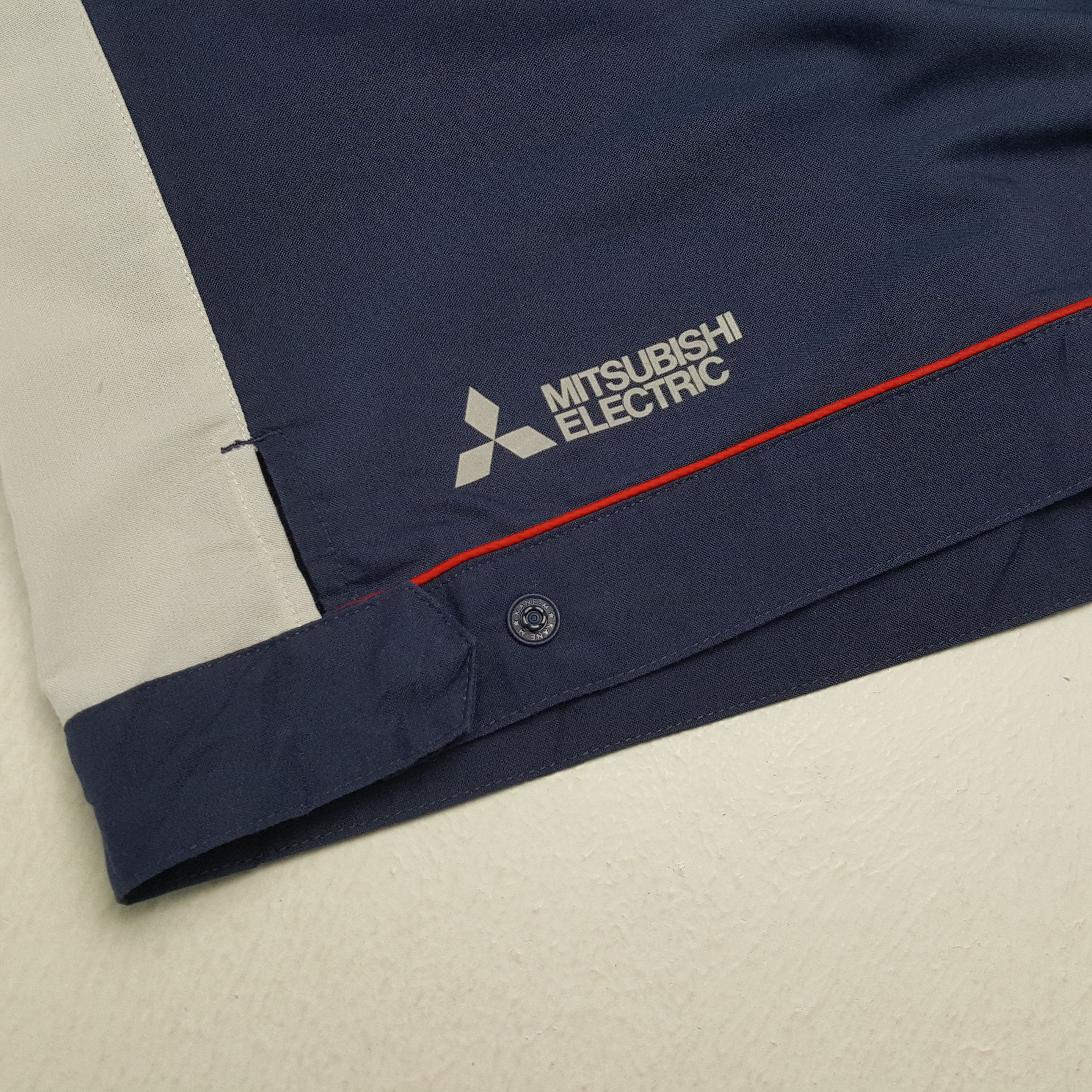 Vintage MITSUBISHI ELECTRIC Japanese Workwear Jacket Size US L / EU 52-54 / 3 - 6 Thumbnail